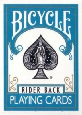 Karty do gry Bicycle Standard Rider Back Turkusowy 1 talia