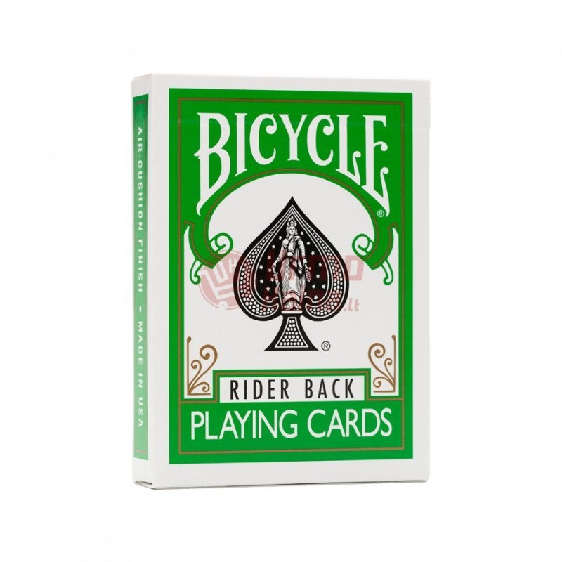 Karty do gry Bicycle Standard Rider Back Green 1 talia