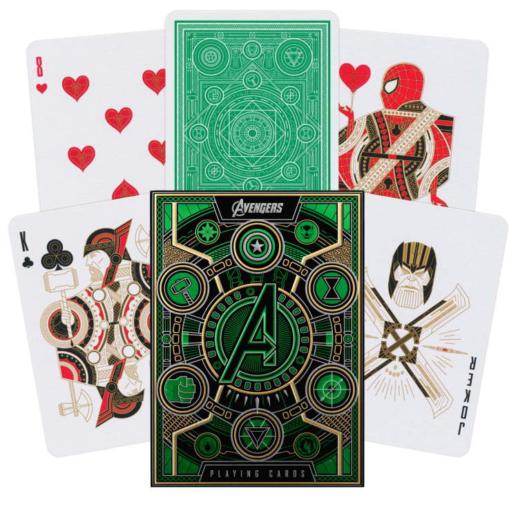 Karty do gry  Theory11 Avengers Infinity Saga Green Edition