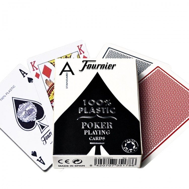 Karty do Pokera Fournier 2500 (niebieskie)