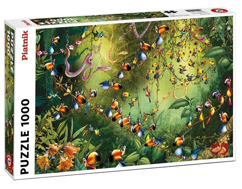 Puzzle Ruyer, Tukany w dżunglinn Piatnik