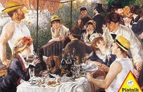Puzzle Renoir, Śniadanie wioślarzy Piatnik