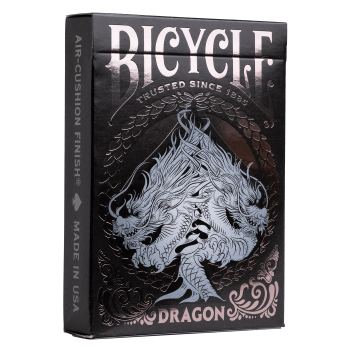 Karty do gry Bicycle Dragon (czarne)