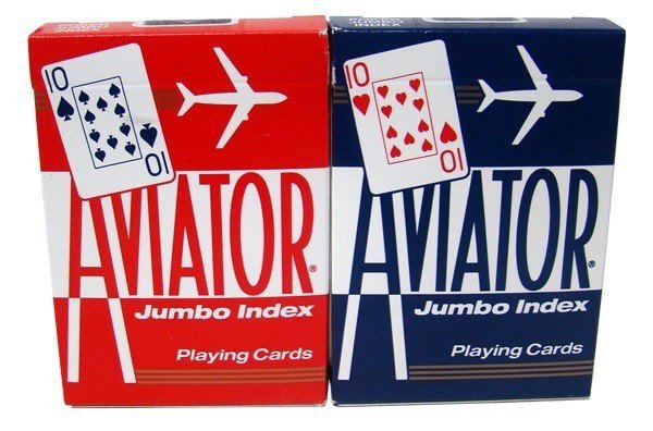 Karty do gry w pokera Aviator jumbo