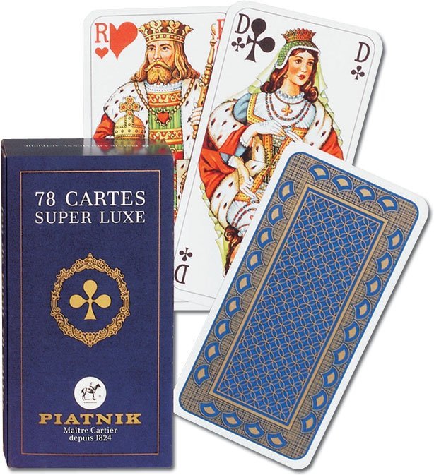 Karty Tarot de Luxe Piatnik 78 Kart Profesjonalne 65x117
