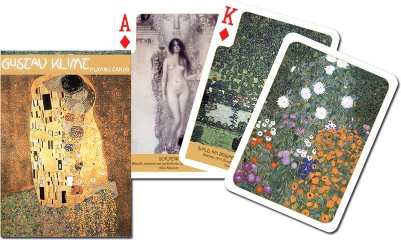 Karty Piatnik Klimt - Talia 54 Kart z Dziełami Klimta