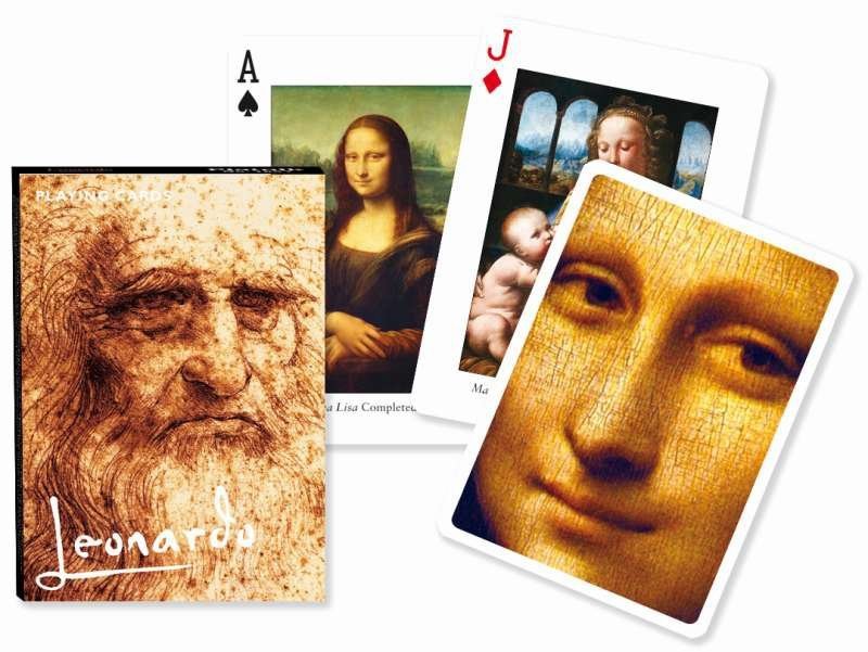 Karty Leonardo - Talia 54 Kart z Obrazami da Vinci od Piatnik