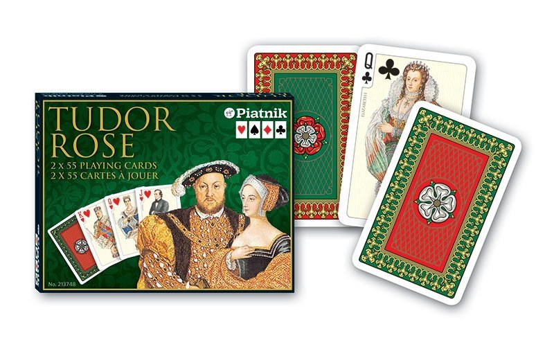 Karty Piatnik Tudor Rose 2 talie