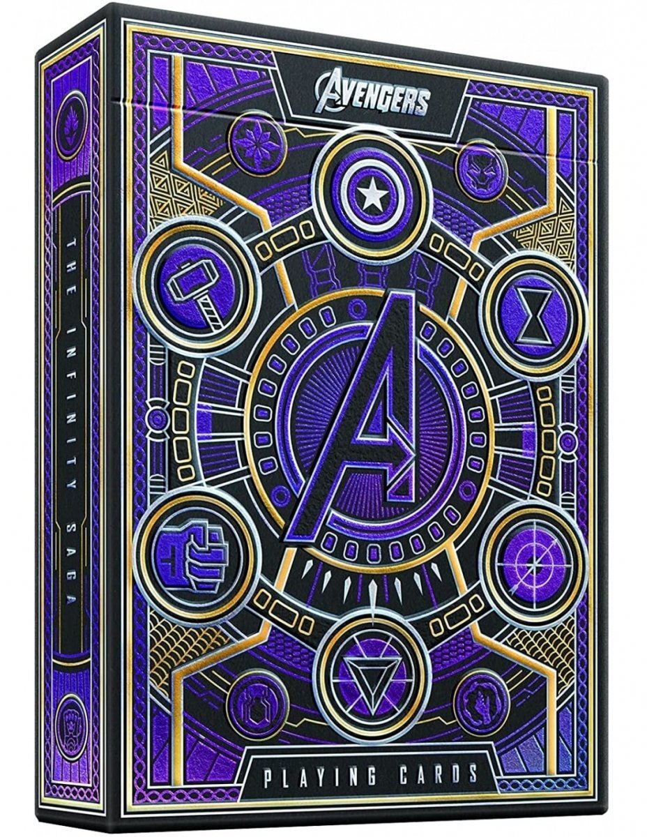 Karty Avengers Infinity Saga Niebieskie Premium Marvel