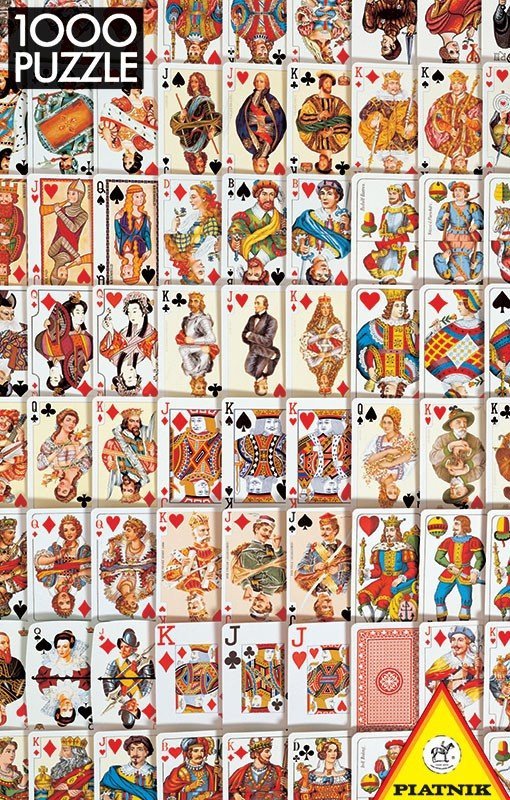Puzzle Karty Piatnik - 1000 Elementów, 67,5 x 44,1 cm